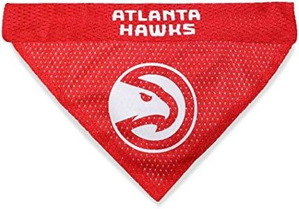 NBA Reversible Bandana. Atlanta Hawks Sports Fan Pet Bandana Small/Medium, Home & Away!