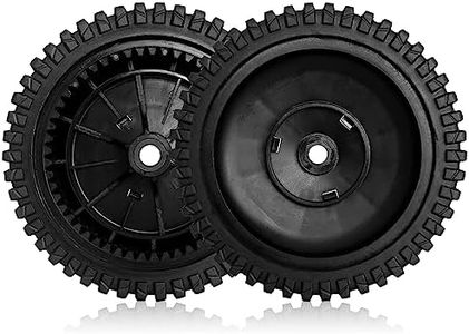 budrash 180767 Front Wheels Compatible with Craftsman, Sears, AYP, Poulan Pro Lawn Mower, 2 Pack Drive Wheels Replace for 180775, 180773, Oregon 72-077