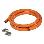 Hamilton Gas Products Gas Hose & Jubilee Clips Kit - 3m of 8mm High Pressure LPG Hose | Compatible with Regulators, Appliances & Equipment | Supply to BBQ's, Grills, Stoves, Patio & Cabinet Heaters