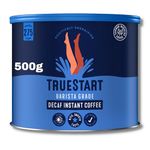 TrueStart Barista Grade DECAF Instant Coffee - 500g (275 Cups), Premium Freeze Dried, Smooth Rich Coffee Beans Roast, 100% Full Flavour, Decaf Coffee, Office Coffee, Catering