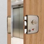 Godrej Rim Lock I Centaur EXS+ I 1CK Deadbolt I for Inside/Outside Opening Door & Left/Right Handed Doors I 4 Keys I 15 Years Warranty I Manual Locking I Free Installation* (Antique Brass)