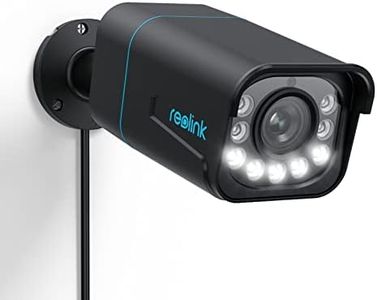 REOLINK RLC-811A 4K PoE IP Camera - 123° FoV, 5X Zoom, 2.7mm Lens with Color Night Vision, Human/Vehicle/Pet Detection, 2 Way Talk, Outdoor Waterproof Black