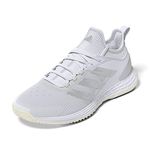 adidas Womens Adizero Ubersonic 4.1 W FTWWHT/SILVMT/GREONE Tennis Shoe - 5 UK (ID1566)