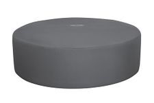 Lay-Z-Spa XXL Round Thermal Hot Tub Cover 236cm x 71cm | Up to 40% More Energy Efficient, Water Repellent & UV Resistant, Universal Fit, Grey