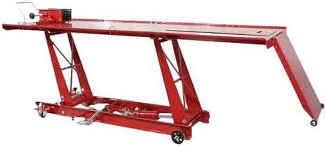 GarveeTech Hydraulic Motorcycle Lift - 1000 LB Capacity, Lift Hoist, Jack Stand, for Mechanics, Workshops, Homes