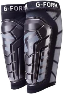 G-Form Pro-S Vento Soccer Shin Guard - Machine-Washable Performance Shin Guards - Flexible SmartFlex Pads - Lightweight, Low-Profile Soccer Gear - Black, Adult Medium