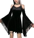 TSMNZMU Vintage Black Gothic Mini D