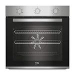 Beko 66L Built-in Electric Fan Single Oven - Stainless Steel