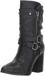 Carlos by Carlos Santana Women's Paisley Fashion Boot, black, 11 Medium US