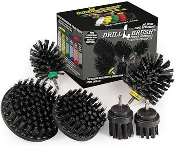 The Ultimate No-Wire Grill Brush Kit - BBQ Accessories - Drill Brush - Rust Remover - Cast Iron Skillet - Grill Cleaner - BBQ Brush - Grill Accessories - Grill Scraper - Electric Smoker - Gas Grill