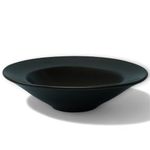 Claymistry Multi Utility Ceramic Dinner & Snacks Black Triangular Serving Plate, (24cm * 24cm * 6cm) Glossy | Dishwasher, Oven & Microwave Safe | Dinnerware Plate Thali Thupka Bowl | Premium Crockery