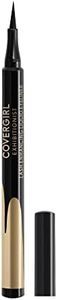 CoverGirl - Exhibitionist Lash Enhancing Liquid Eyeliner, Infused with Pro-Vitamin B5 & Aloe Vera, Nourishing, Waterproof, Non-Smudging, 100% Cruelty-Free, Matte Black - 100