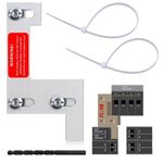 Generator Interlock Kit Compatible with ITE, Siemens, Gould and murray150 or 200Amp Panel, 3.2cm Spacing Between Main Circuit Breaker and Generator Circuit Breaker, Electrical Interlock Kit