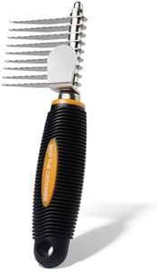 Rake Brush for Dogs, Dematting Tool for Goldendoodles, Poodles & Doodles – Rescue Essential with Long Smooth-Edged Teeth for Thick Coats, Deshedding & Mat Remover – Skip the Groomer