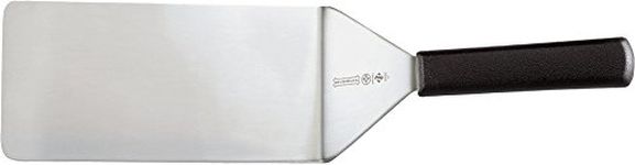 Mundial 5682HH High Heat Resistant Metal Turner/Spatula 8-inch by 4-inch with Black Handle