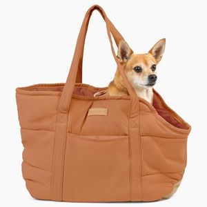 Dog Purse Carrier for Small Dogs, Cozy Plush Pet Carrier Purse, Secure Harness Clip, Lightweight Dog Tote Bag Carrier for Small Dogs and Puppies