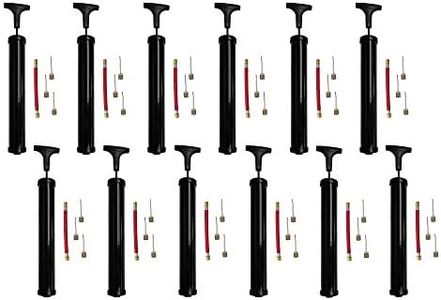 BIGGZ (12 Pack) Ball Pumps W/Needles - Bulk Wholesale Soccer Balls & Sports