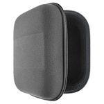 Geekria Shield Case for Large-Sized Over-Ear Headphones, Replacement Protective Hard Shell Travel Carrying Bag with Cable Storage, Compatible with Beyerdynamic MMX 300, HE400S (Microfiber Grey)