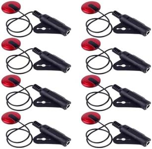 8Pcs Piezo Contact Microphone Mic Pickup For Guitar Violin Banjo Mandolin
