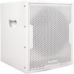 Sound Town 1400 Watts 12" Powered Subwoofer with 2 Speaker Outputs, Plywood Enclosure, White (CARPO-12DSWPW)