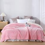 BSB HOME Polyester Double Reversible Ac Comforter, Light Pink, 1 Piece, 200 tc