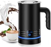 ONEWAY Milk Frother Electric with Touch Panel,430ml Automatic Milk Frothers and Milk Steamer,Hot/Cold Milk Warmer Won't Burn Milk, Fast/Auto Shut-Off Milk Foamer for Coffee,Latte,Cappuccino,Chocolate