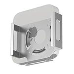 Mac Mini M2 Mount, IFCASE Behind Monitor, Under Desk, Wall Mount Stand for Mac Mini 2010 to 2023 M2, Compatible VESA Holder with Anti-Scratch Pad (Silver)