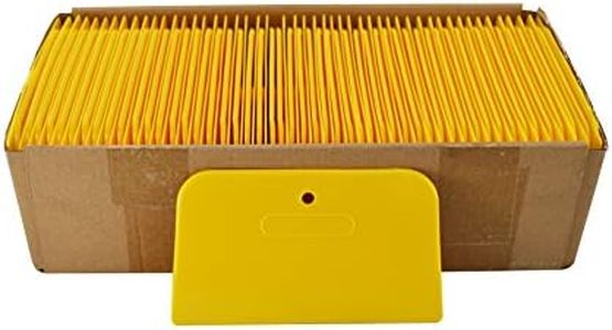 Astro 4528 Yellow 6" Plastic Spreader, Box of 100