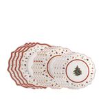 Villeroy & Boch Toys Delight 12-Piece Dinnerware Set, Service for 4, Premium Porcelain, Dinner Plates, Salad Plates, Rim Soup Bowls