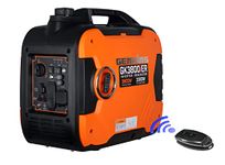 GENKINS 3800 Watt Portable Inverter Generator W/ Electric Starter & Remote Controller Ultra Quiet RV Ready Emergency Home Back up Recreation etc Gas Powered EPA Compliant Ship to Puerto Rico