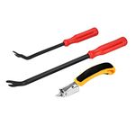 Upholstery Staple Remover and Tack Lifter Tool Set, Heavy Duty Tack Remover, Nail Puller Remover Tool - 3 Pcs