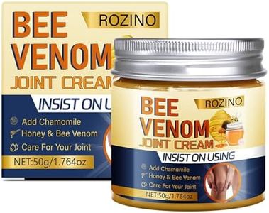 xiaoks Bee Venom Joint Cream - Moisturizing Relief for Knees, Elbows & Shoulders - with Honey, Chamomile & Cocoa - Fast Absorbing, Non-Greasy Formula (1.76OZ)