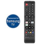 Gvirtue BN59-01315A BN59-01315D Replacement for Samsung Remote Control and Smart 4K Ultra UHD Curved Series 8/7/ 6 TV HDTV LED, UN 32/40/ 43/50/ 55/58/ 65/75 inch N/NU/RU Series 5300 6900 710D