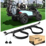 10L0L Universal Golf Cart Rear Seat Bag Holder Rack Attachment,Anti-Corrosion,Non slip,Adjustable,Non Drilled,Stable,Easy Installation,Fits EZGO/TXT/RXV/Club Car/DS Precedent Tempo Onward/YamahaG2-G29