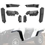 A & UTV PRO Wider Fender Flares Kit for 2011-2020 Can-Am Commander Max 800 1000,Front & Rear Extended XXL Mud Flaps Mud Guards Extensions Accessories,Replace OEM#715002451, 715001013