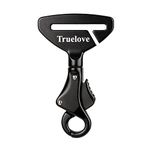 Truelove Car Seat Belt Safety Buckle Lock, Fit Pet Harness Dog or Cat Car Travel Portable Lightweight (Black, Unisize)