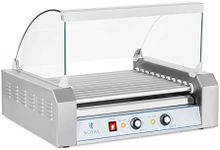 Royal Catering - RCHG-11E - Hot Dog Grill/Sausage Grill - 11 heating rods - protection cover -230 V - 2,2 kW