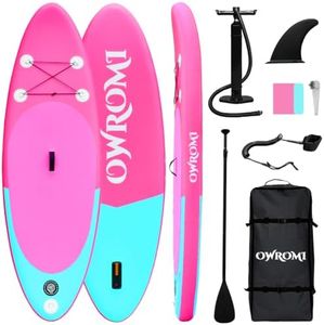 Kids Stand Up Paddle Board with Inflatable SUP Accessories, Non-Slip Comfort Deck Inflatable Paddle Board for Kid, Durable, Lightweight Fin for Youth & Kids