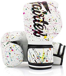 Fairtex Muay Thai Boxing Gloves BGV14 - Painter - 12 oz White