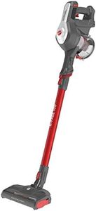 Hoover Cordless Vacuum Cleaner, H-Free with up to 25 mins run-time, Lightweight, Pet Tool, Grey & Red [HF122RPT]