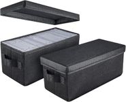 UENTIP CD Storage Boxes - Pack of 2