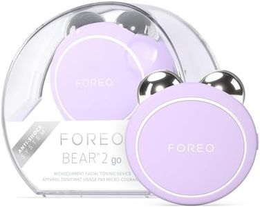 FOREO BEAR 2 go - Travel-friendly Toning Microcurrent Facial Device - For Fine Lines & Wrinkles - Anti Aging - Face Sculpting - Instant Full Face Lift - Compact Skin Care Tools - Lavender