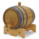 Premium Charred American Oak Aging Barrel - No Engraving (1 Liter)