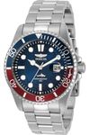 Invicta Men's 30951 Pro Diver Quartz 3 Hand Blue Dial Watch