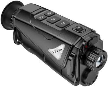 Zleo S2 Pro Thermal Imaging Monocular, AI-Enhanced 320x240Pixel, 1.43" AMOLED Display, 15mm Lens, 1000Yds Night Detection Range, IP66 Waterproof Infrared Handheld Thermal Scanner, Wireless Connection