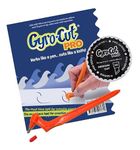 Genuine Gyro-Cut® PRO Tool with Medium Blade Fitted Gyrocut Gyrocutter Fabric Cutter Applique Craft Crafting