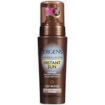 Jergens Natural Glow Instant Sun Sunless Tanning Mousse, Deep Bronze 6 oz ( Pack of 2)