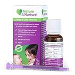 Award Winning Nature & Nurture Baby & Child Vitamins. The Vegan-Friendly Gentle Liquid multivitamin Drops for Babies, Toddlers and Children. Made in The UK. 60 Doses.