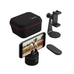 Pivo Equestrian Silver Starter Pack, Auto Face, Body, Horse Phone Tracking Holder, Ai-Powered 360° Rotation, Remote Control for Hands-Free Video Recording with Smart Mount and Travel Case