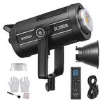 Godox SL200III Studio LED Video Light 215W High Power Photography Light 5600K±200K Dimmable 8 FX Lighting Effects CRI96 TLCI97 Bowens Mount with Remote Control for Studio Live Streaming